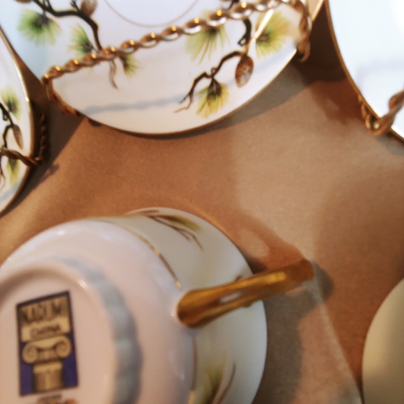 NARUMI SHASTA PINE 1958 TEA CUP & SAUCER LOT OF 3 - Picture 4 of 8